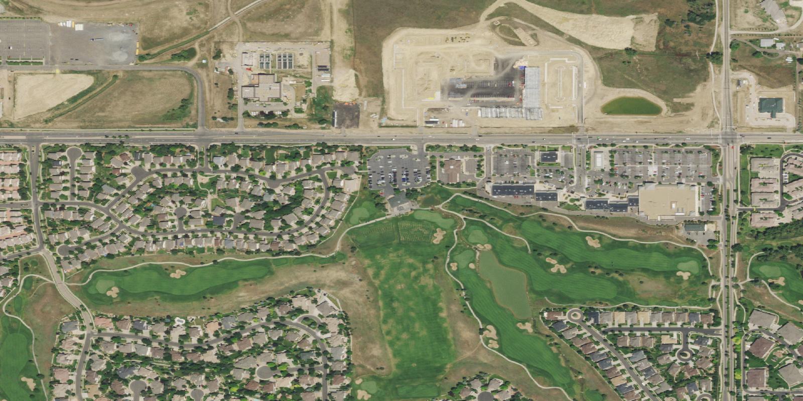 Satellite view of The Broadlands Golf Course