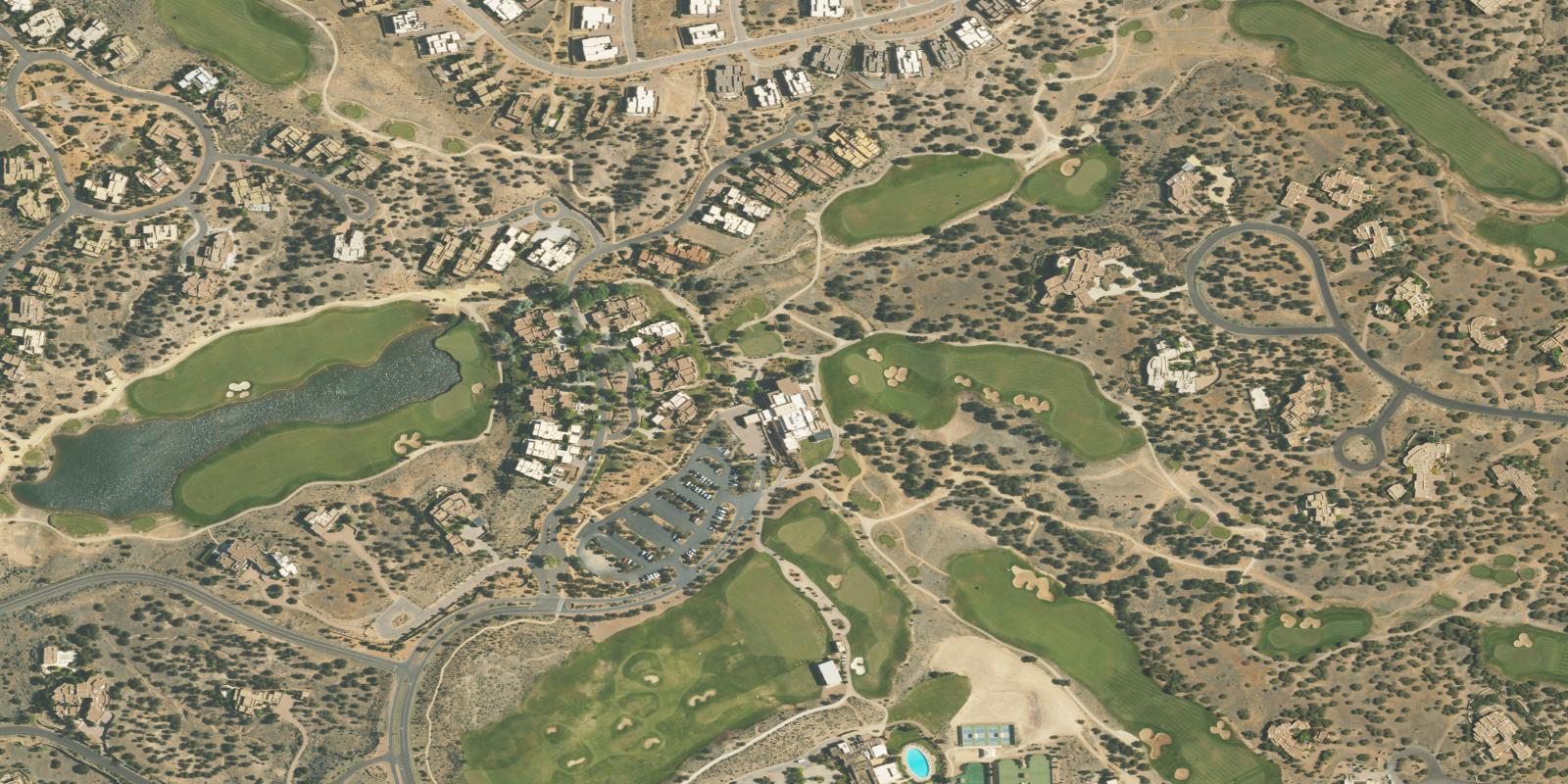 Satellite view of The Club At Las Campanas