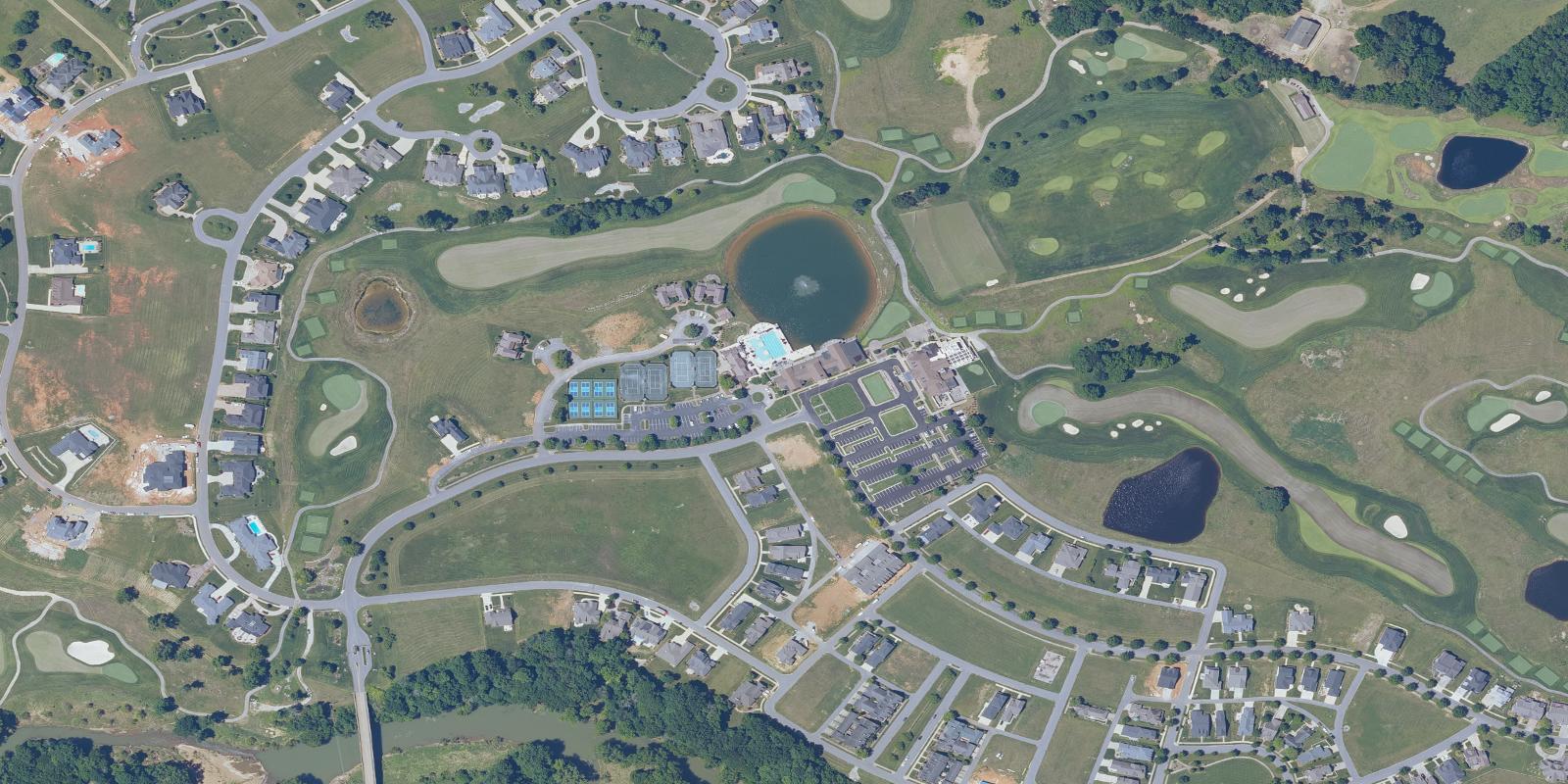 Satellite view of The Club At Olde Stone