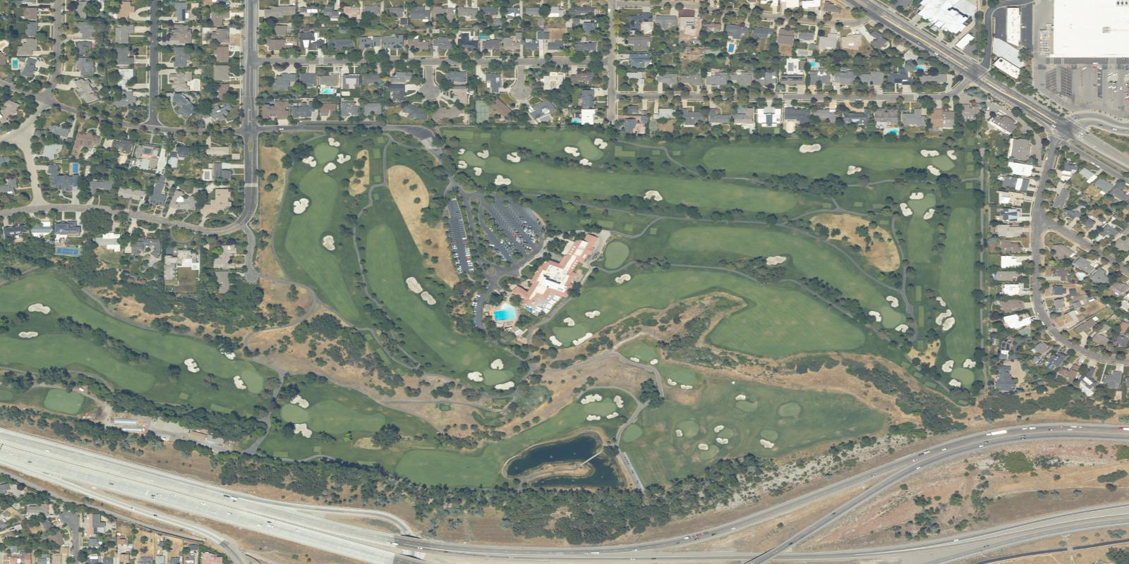 Satellite view of The Country Club