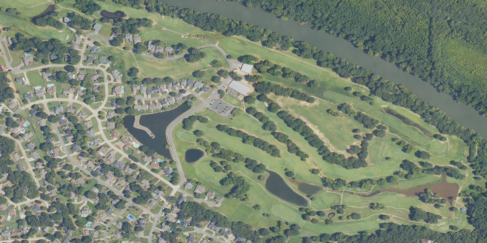 Satellite view of The Course at River Oaks