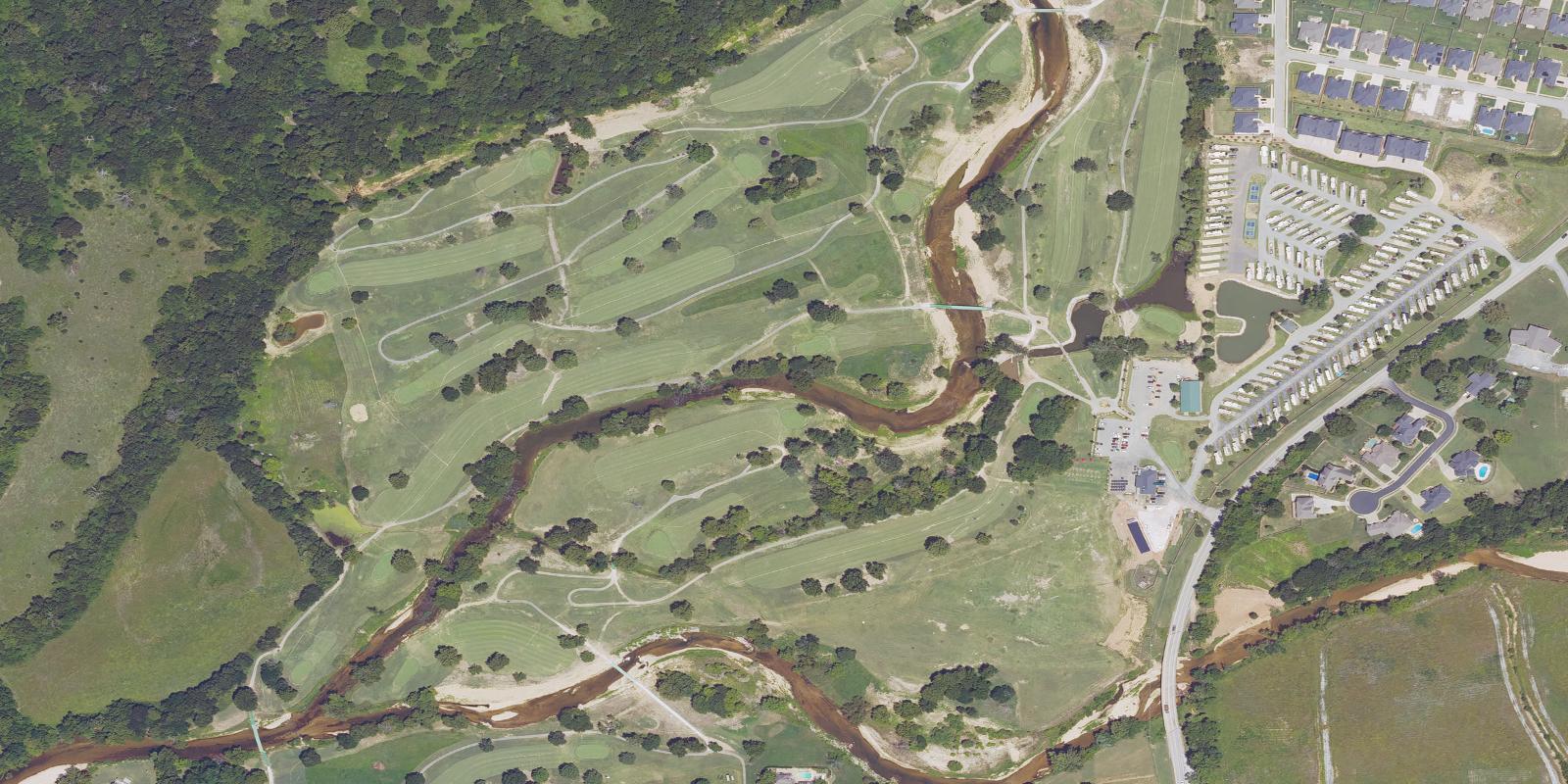 Satellite view of The Creeks Golf Course LLC