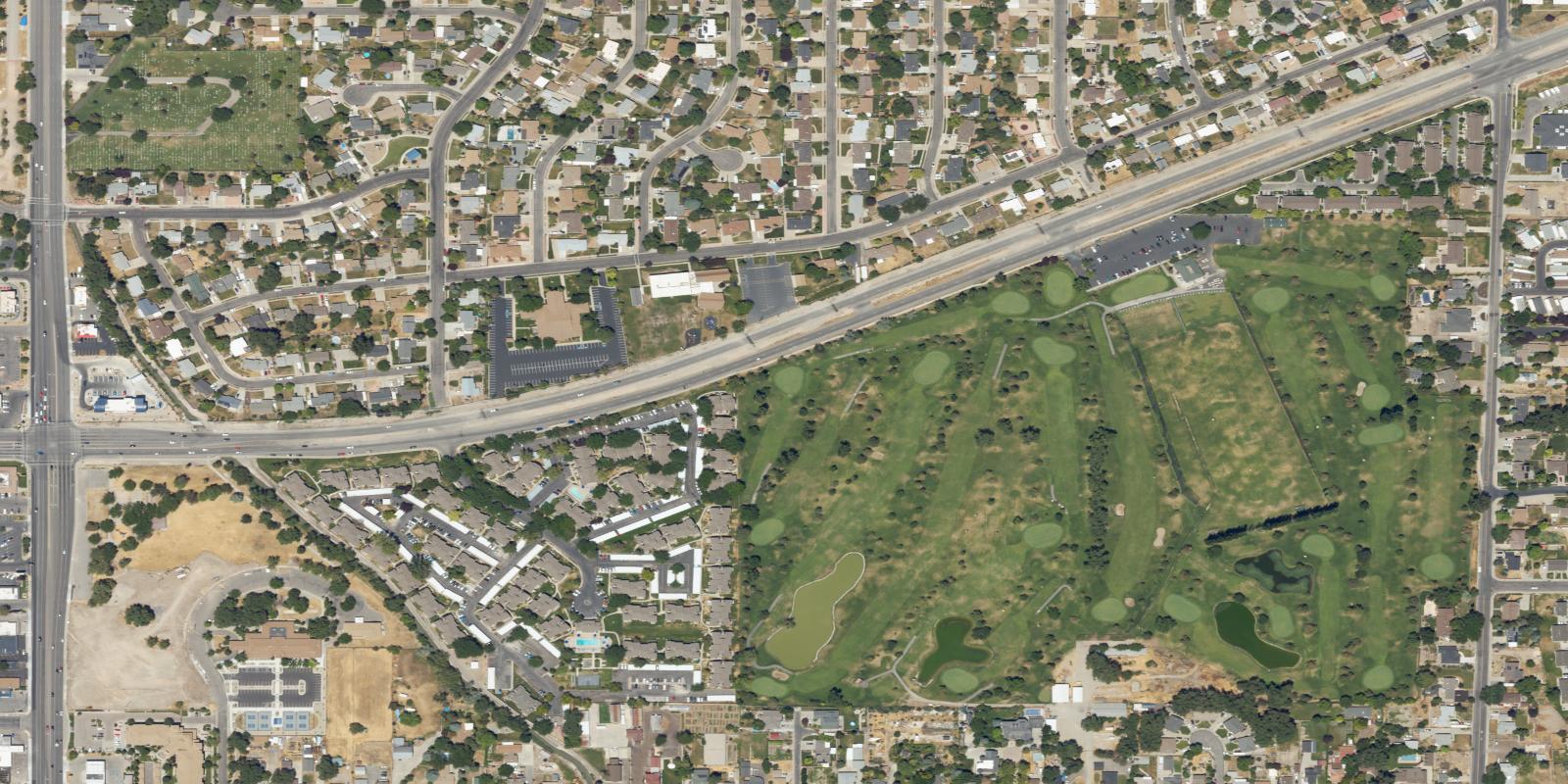Satellite view of The Executive At Fore Lakes Golf Course