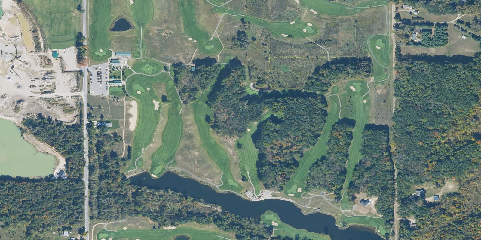 Satellite view of The Falls at Barber Creek