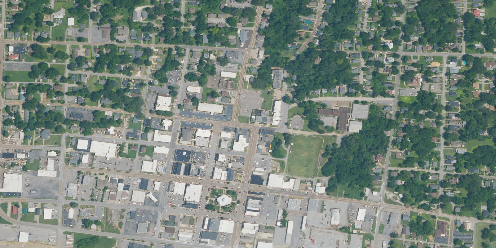 Satellite view of The Farms Golf Club – Dyersburg Course