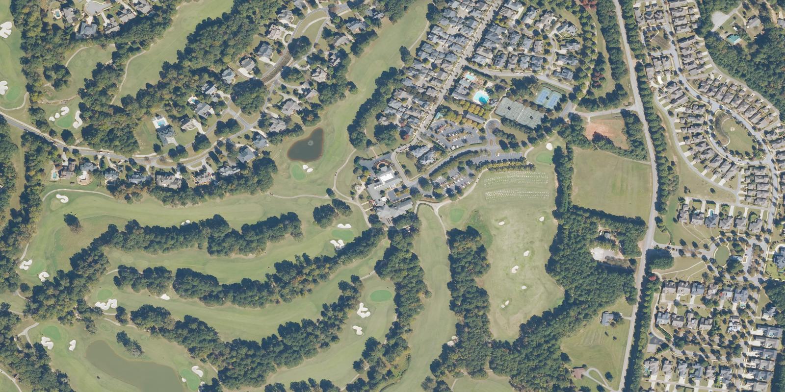Satellite view of The Georgia Club Chancellors Red Silver Course