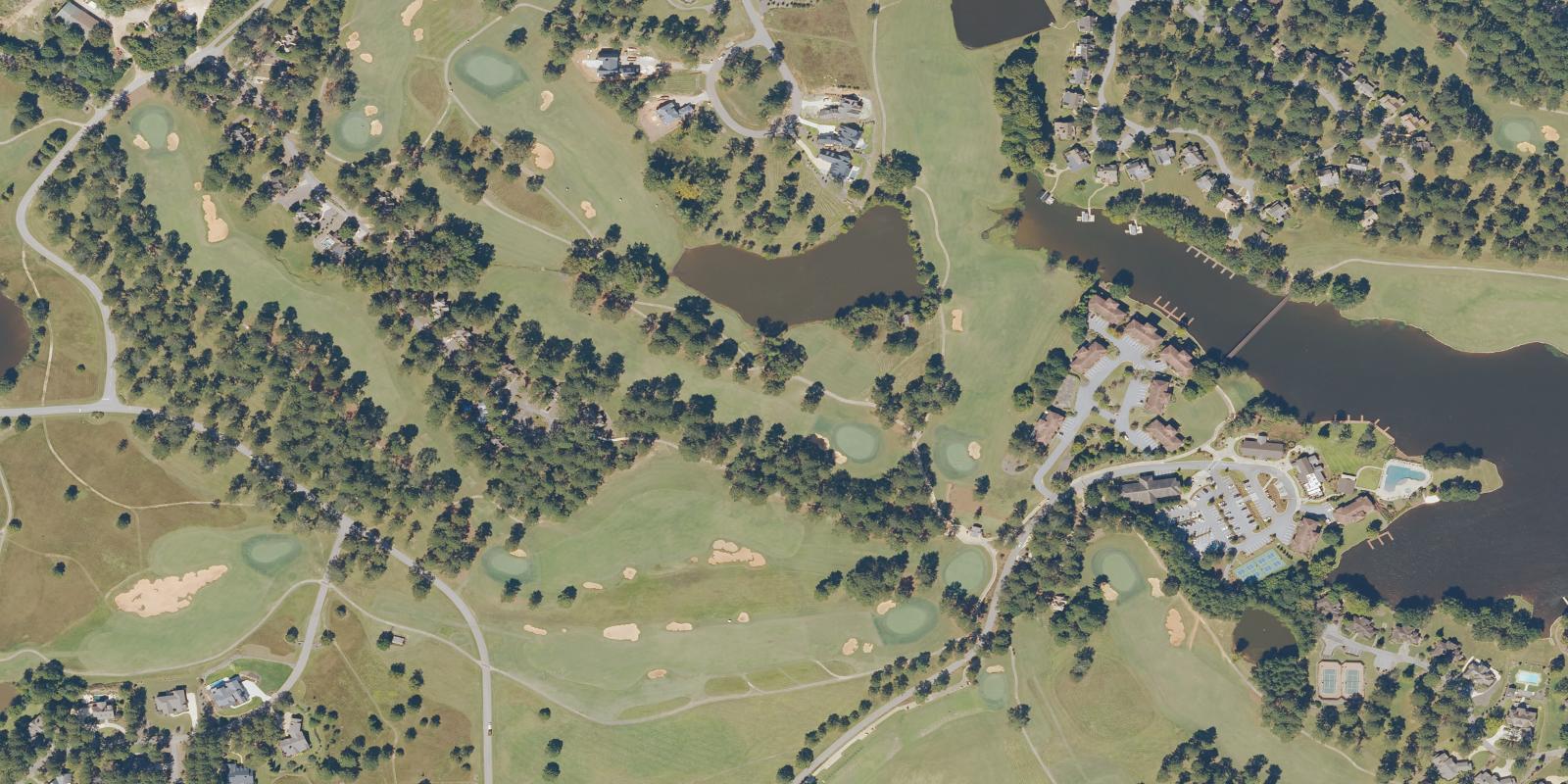Satellite view of The Golf Club at Cuscowilla