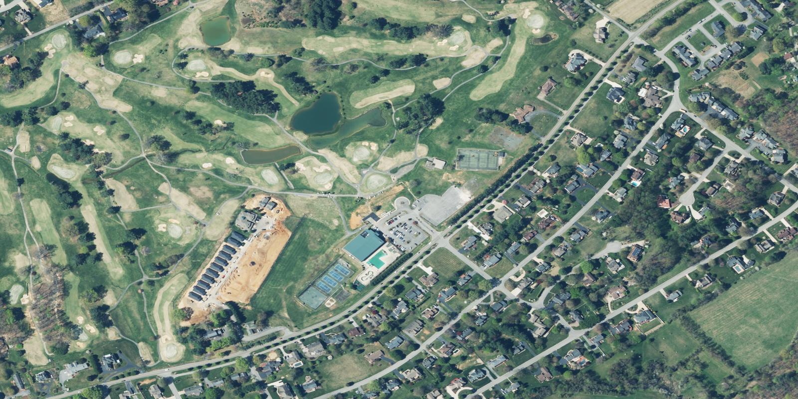 Satellite view of The Golf Club of Bristol