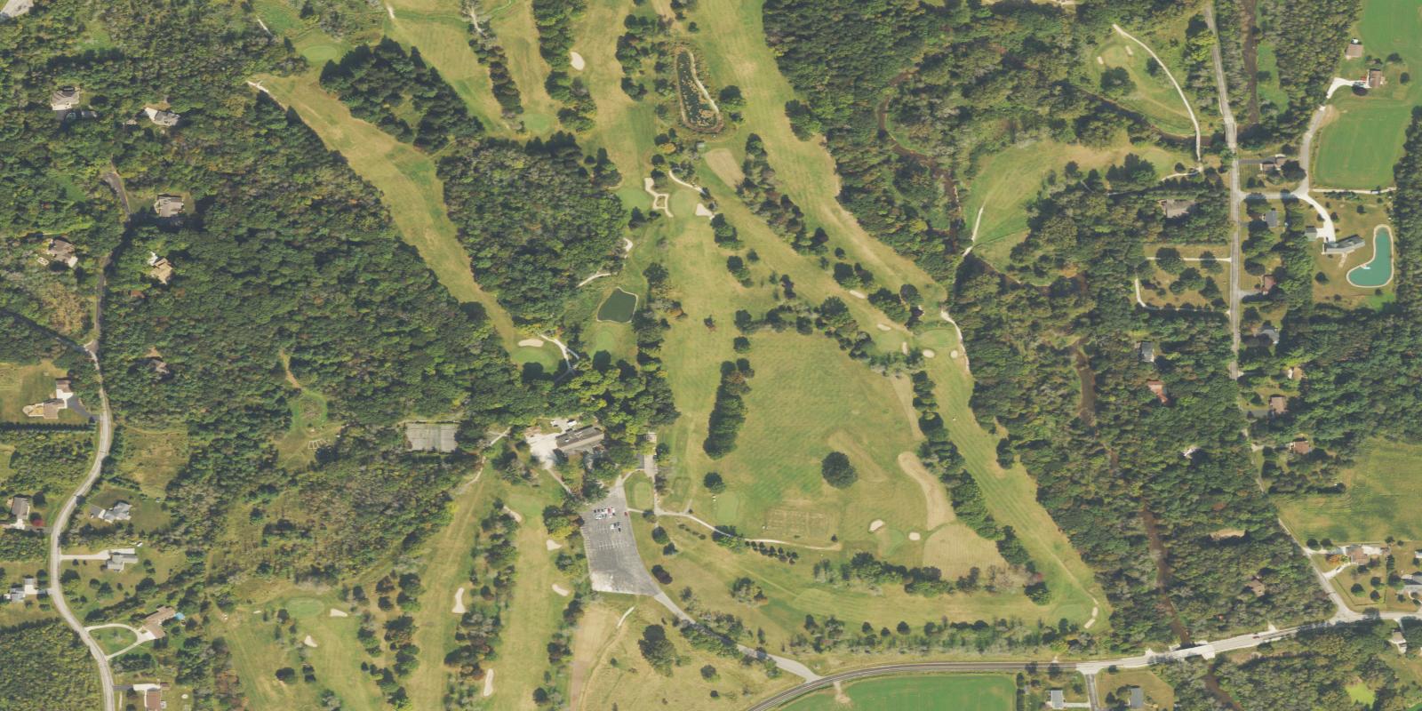 Satellite view of The Golf Course at Branch River