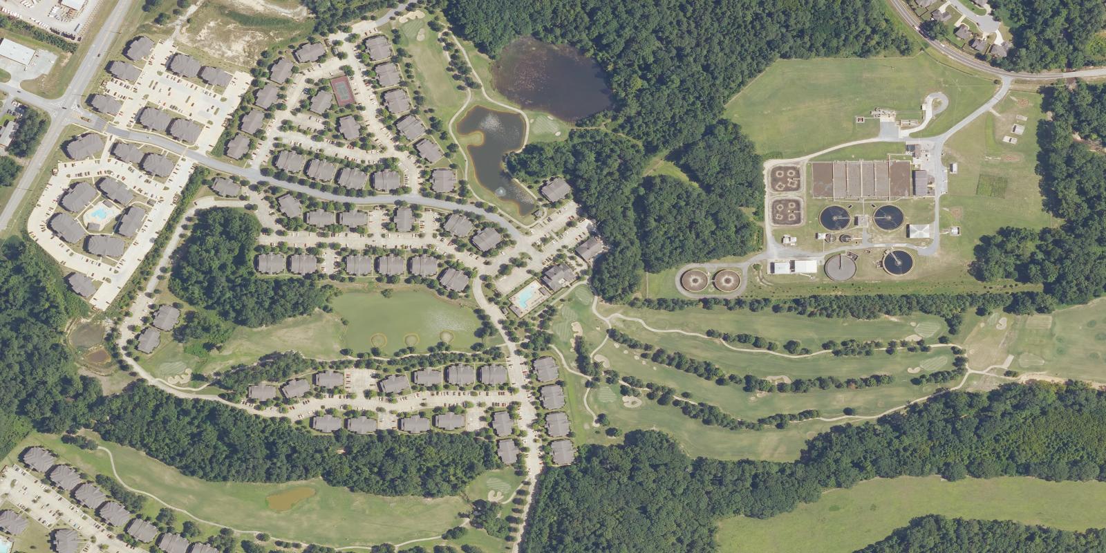 Satellite view of The Greens at Auburn Golf & Country Club
