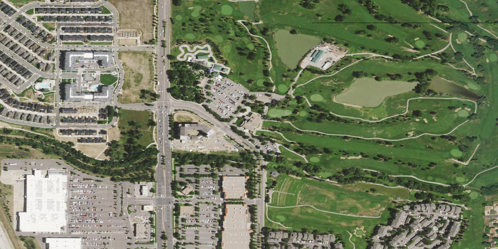 Satellite view of The Greg Mastriana Golf Courses at Hyland Hills