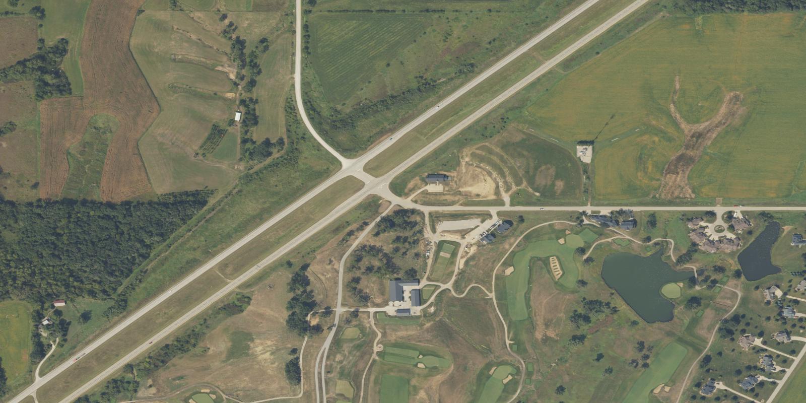 Satellite view of The Harvester