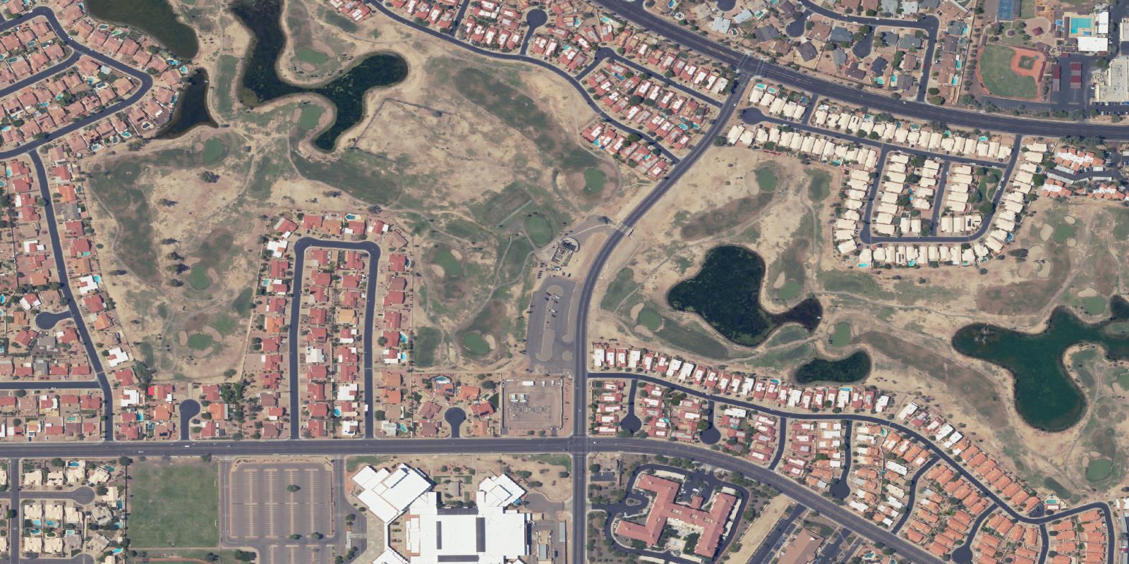 Satellite view of The Lakes At Ahwatukee