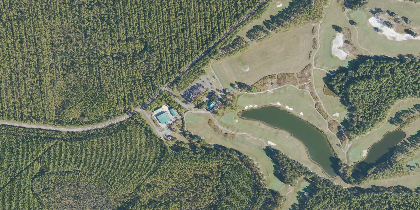 Satellite view of The Lakes Golf Course At Laura S Walker