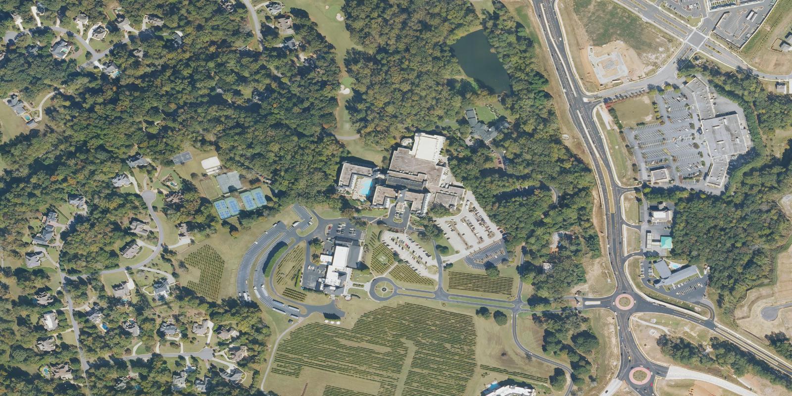Satellite view of The Legends at Chateau Elan