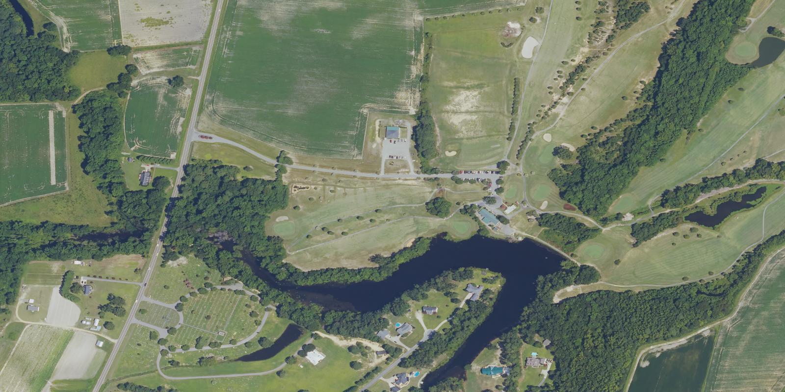 Satellite view of The Links At Cotton Valley Golf Club