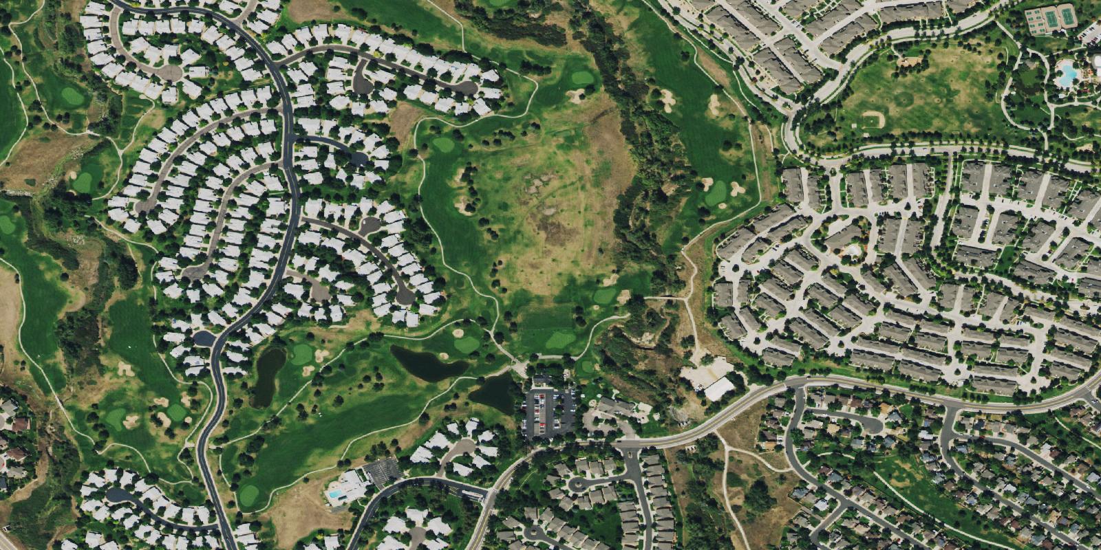 Satellite view of The Links At Highlands Ranch