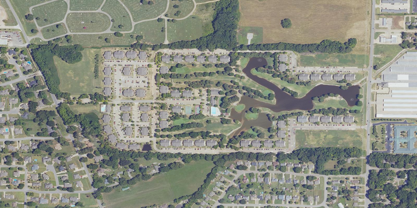 Satellite view of The Links At Jonesboro Golf Athletic Club