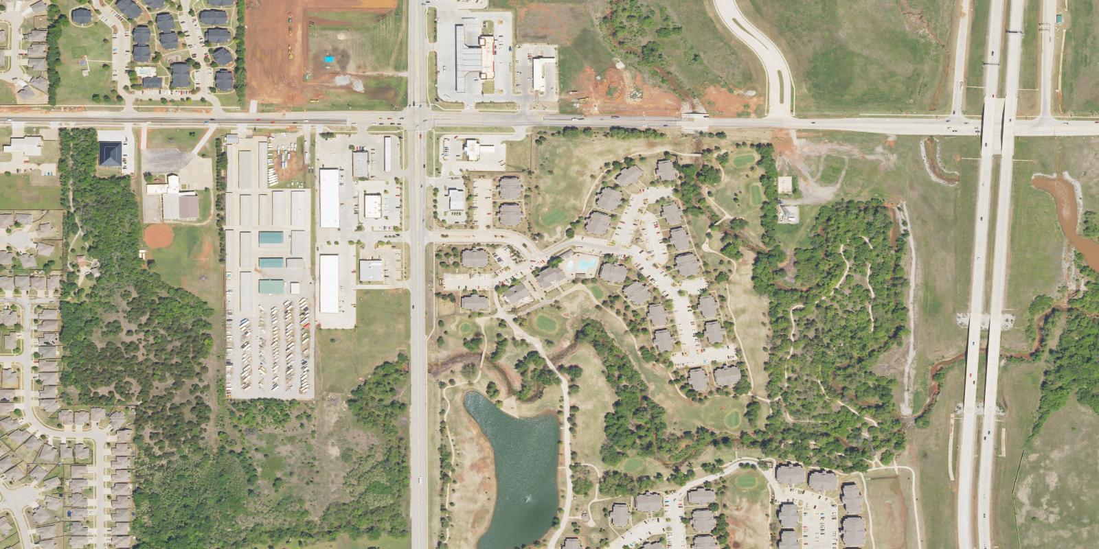 Satellite view of The Links At Mustang Creek