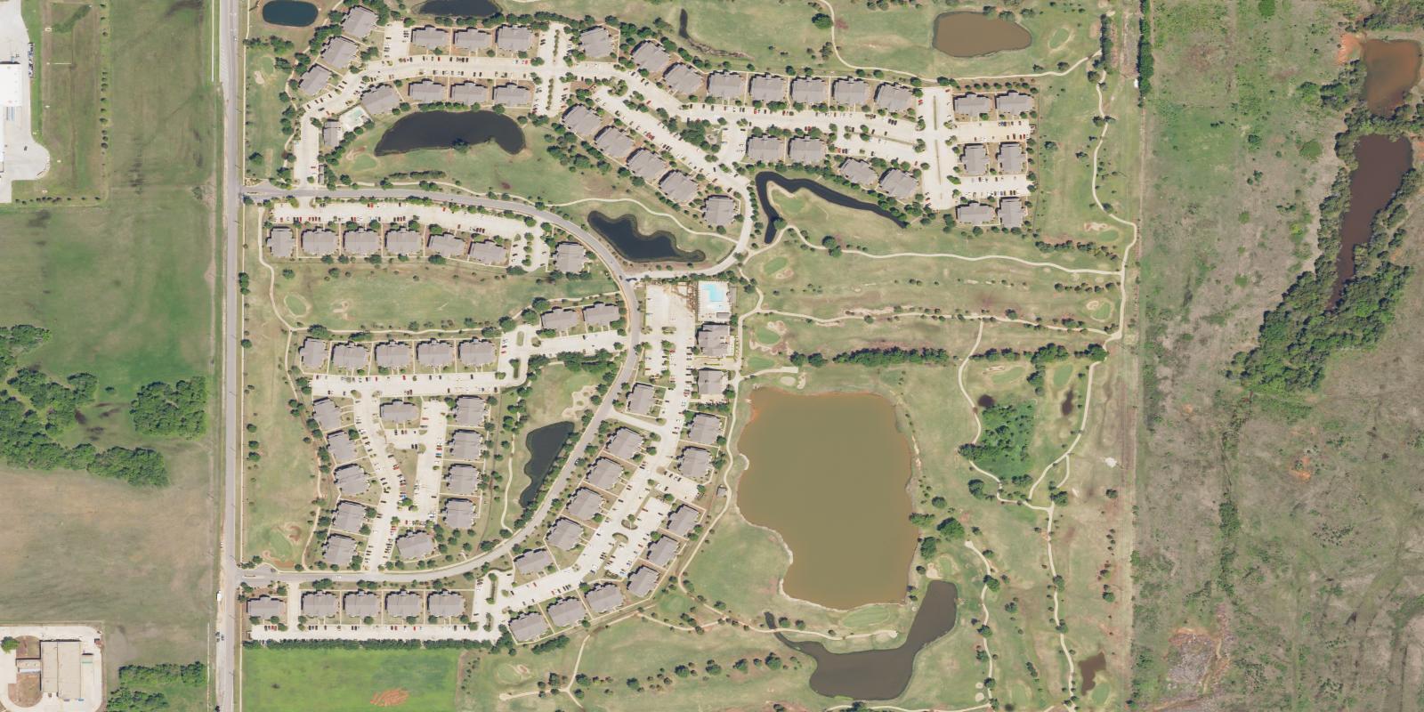 Satellite view of The Links at Norman