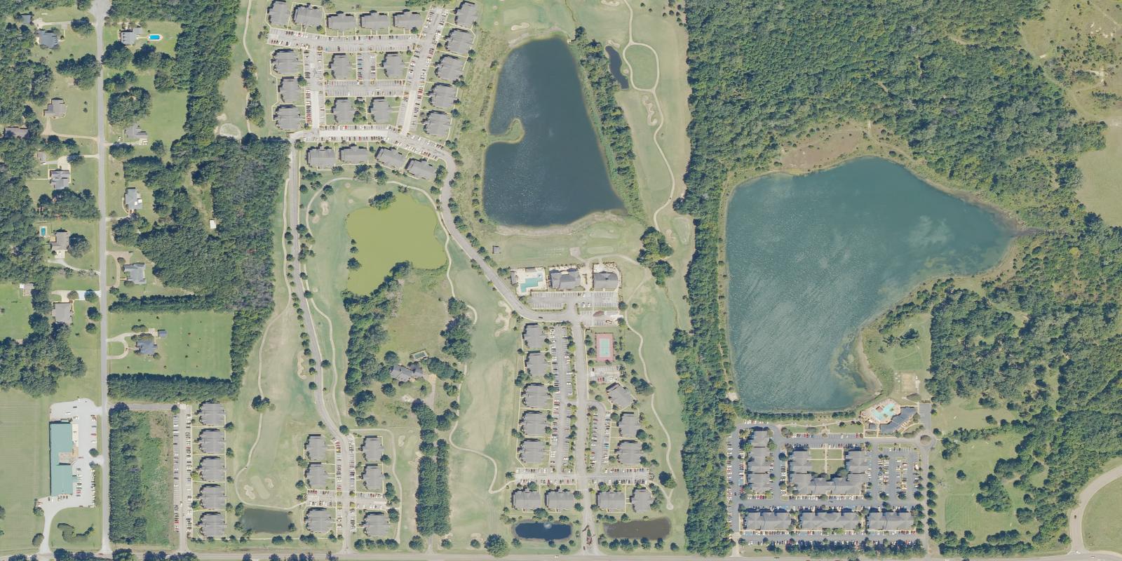 Satellite view of The Links at Starkville