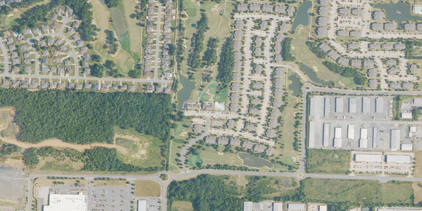 Satellite view of The Links At The Rock Golf Country Club