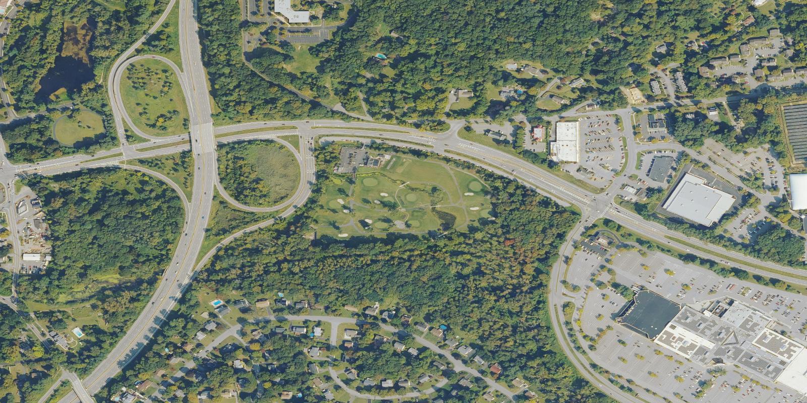 Satellite view of The Links At Valley Fields