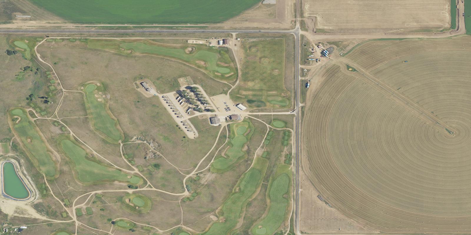 Satellite view of The Links of North Dakota