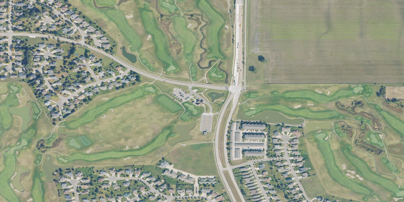Satellite view of The Meadows