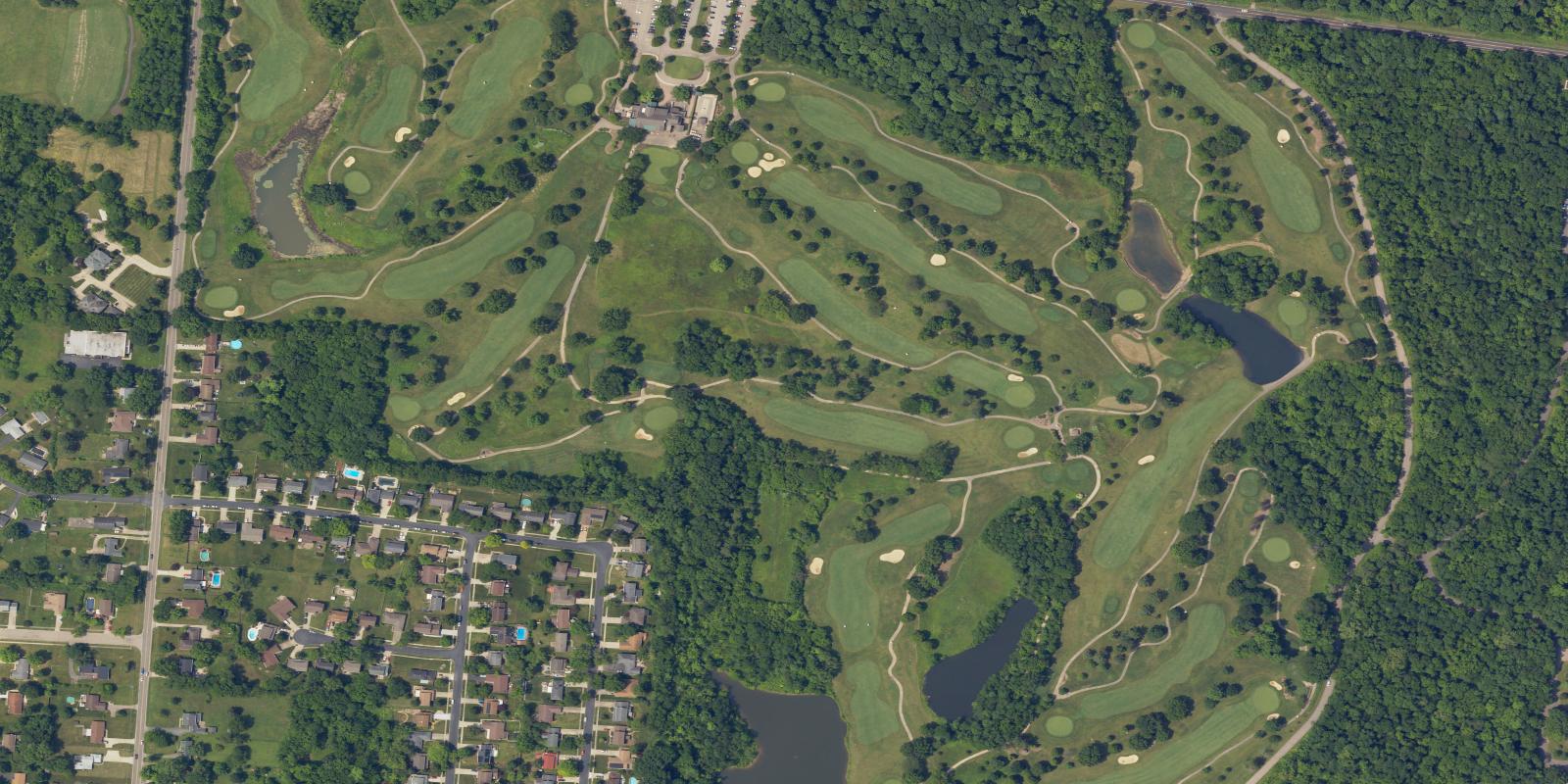 Satellite view of The Mill Course