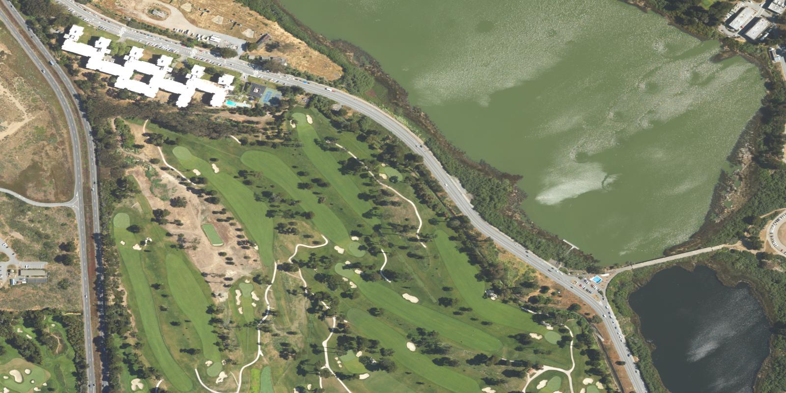 Satellite view of The Olympic Club Lake Course