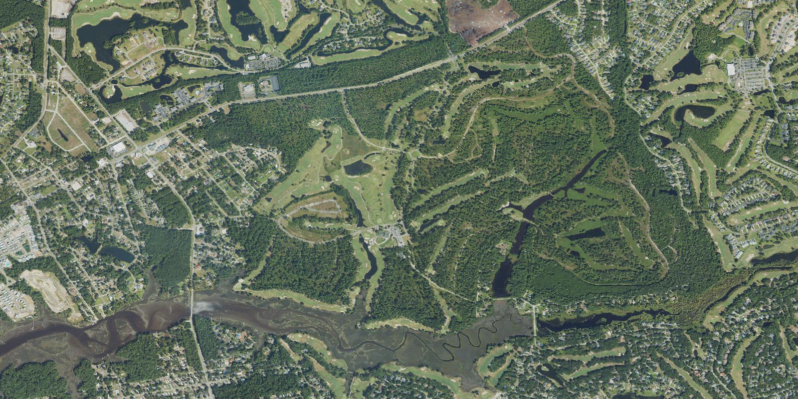 Satellite view of The Pearl Golf Links East Course