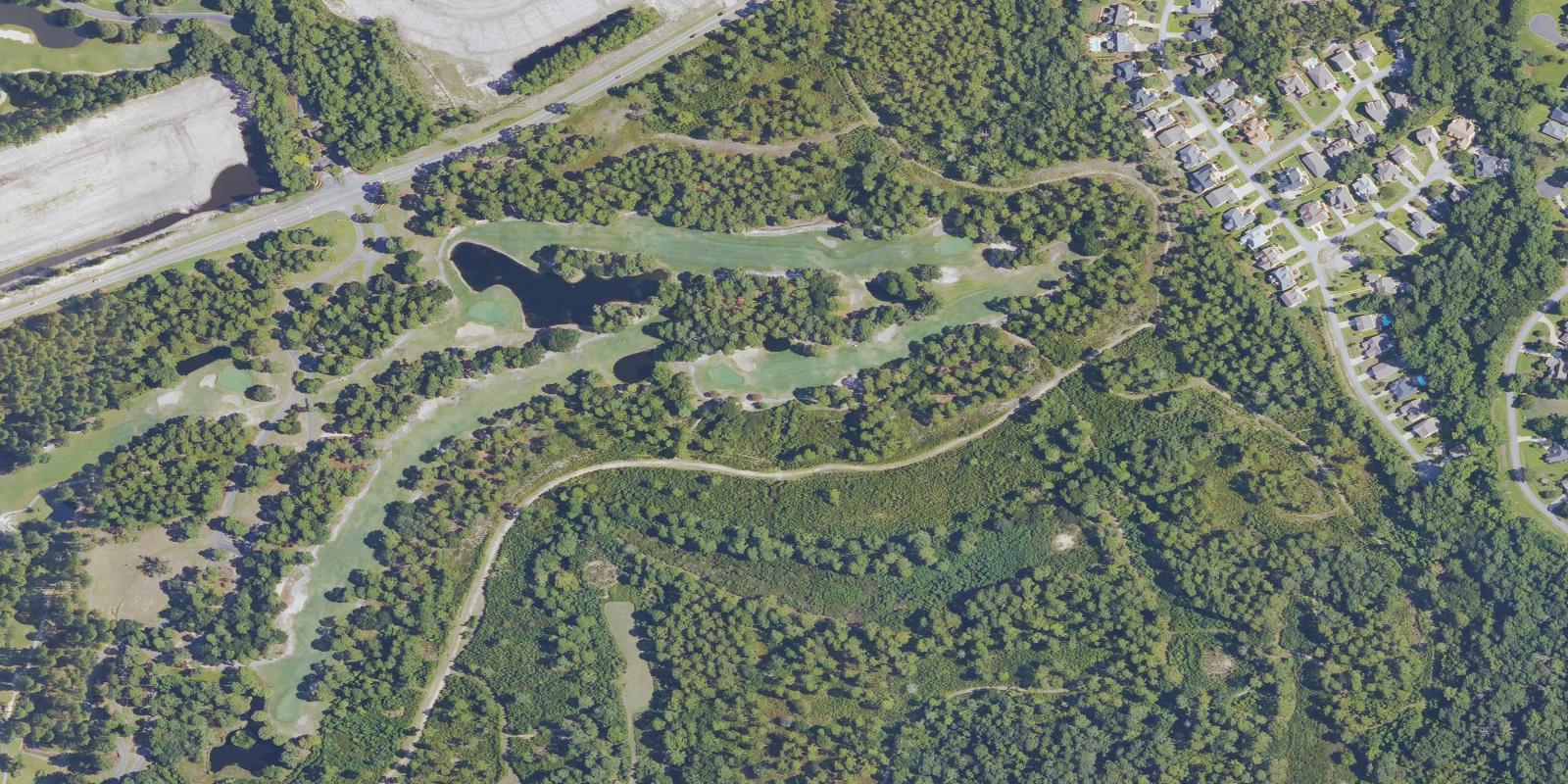 Satellite view of The Pearl Golf Links North Course