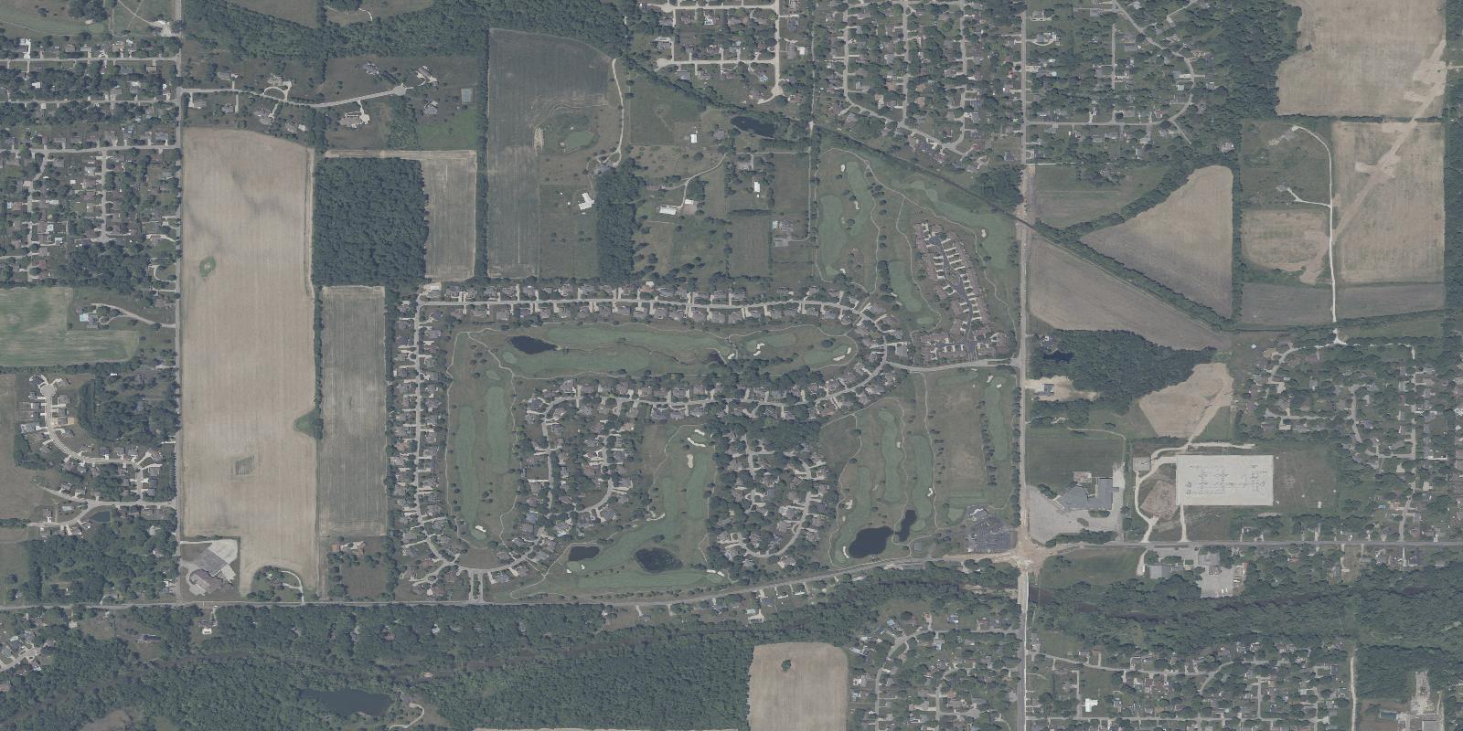 Satellite view of The Players Club at Woodland Trails