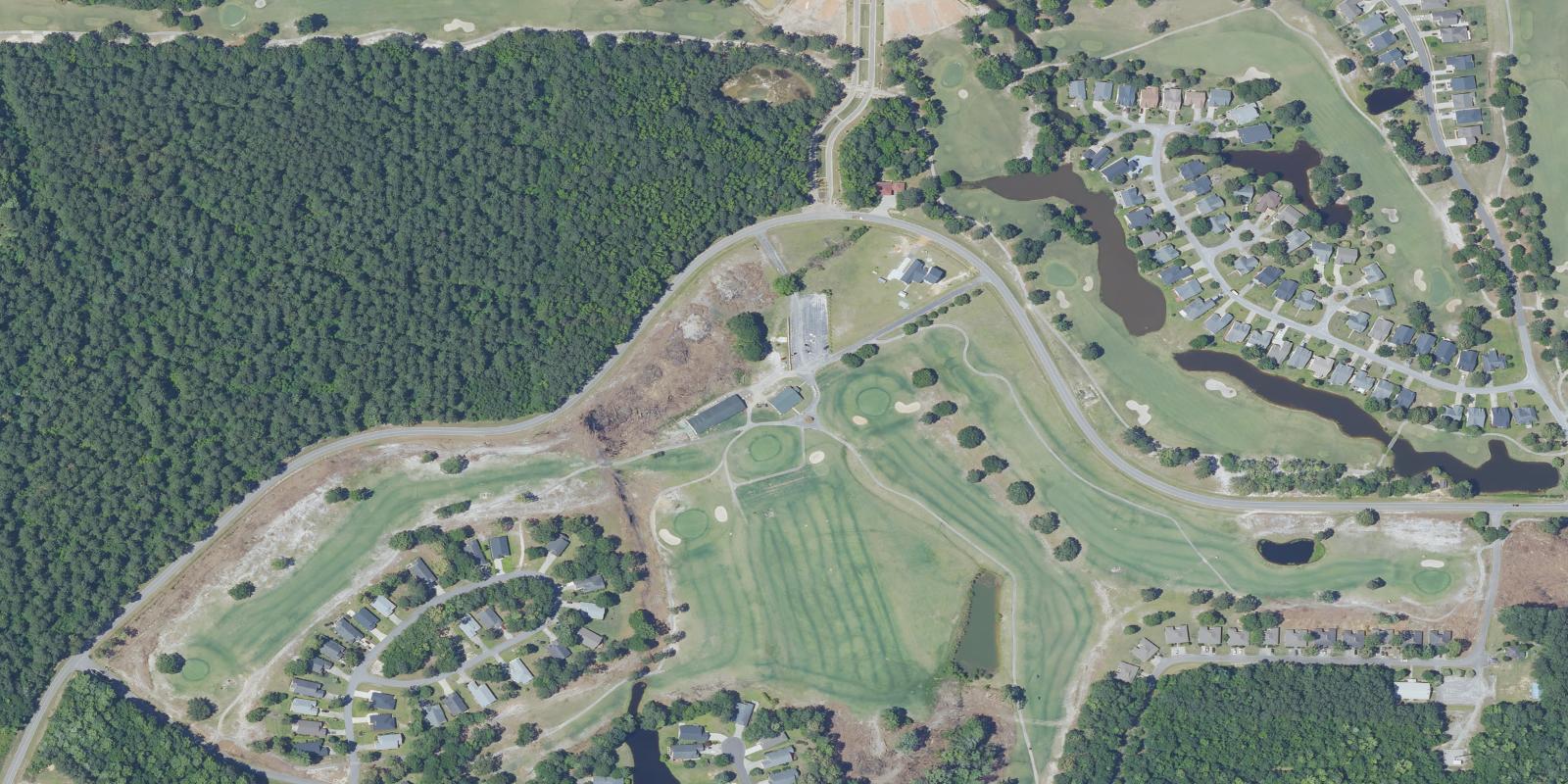 Satellite view of The Players Course at Wyboo