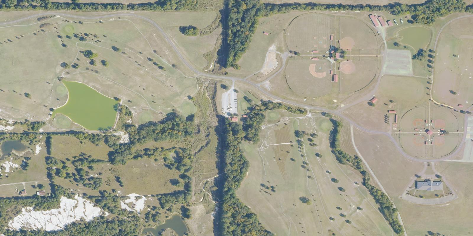 Satellite view of The Ravine Golf Course