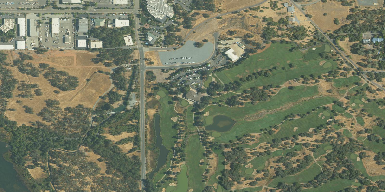 Satellite view of The Ridge Golf Course Events Center