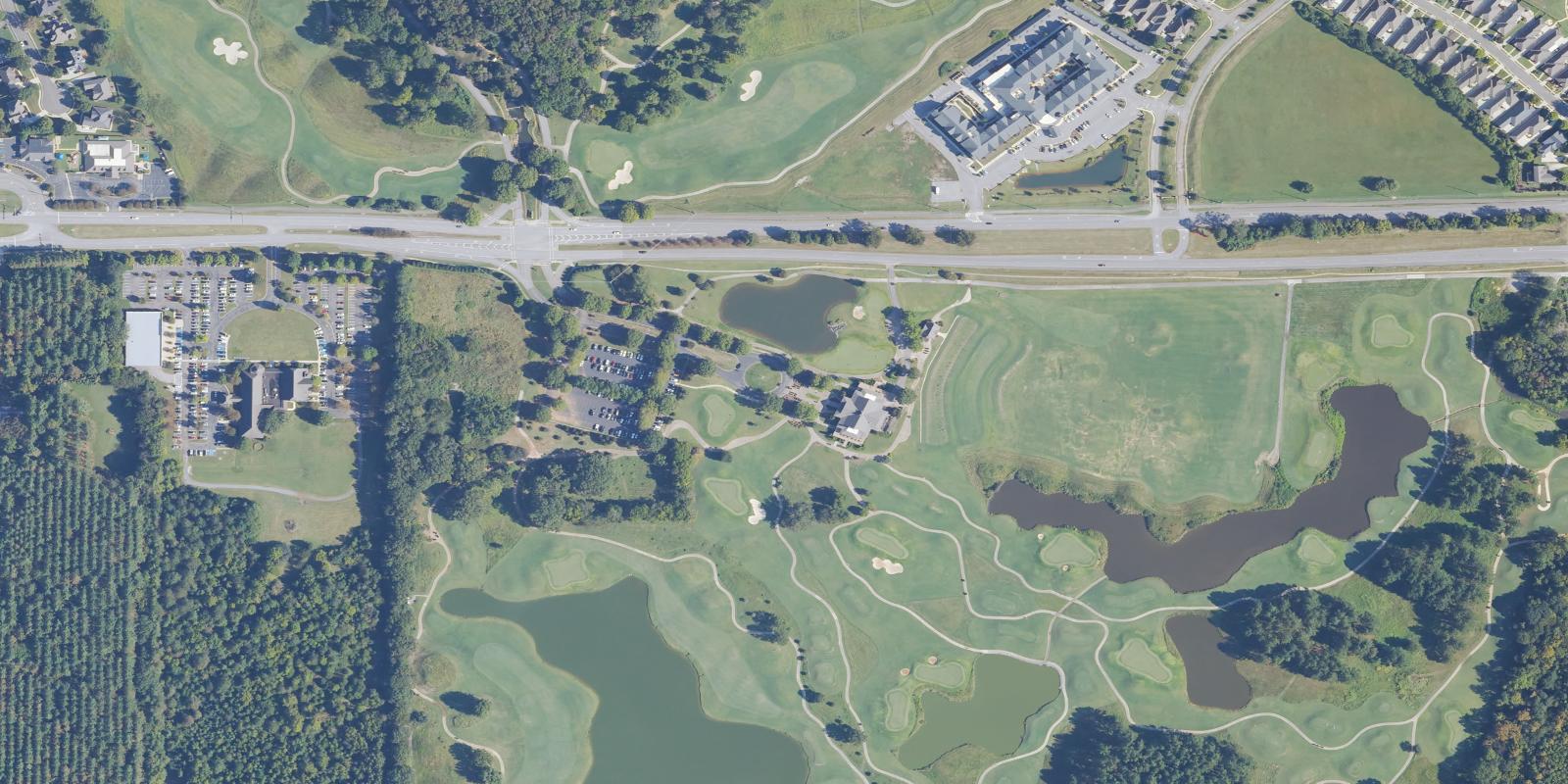 Satellite view of The Robert Trent Jones Golf Trail at Hampton Cove