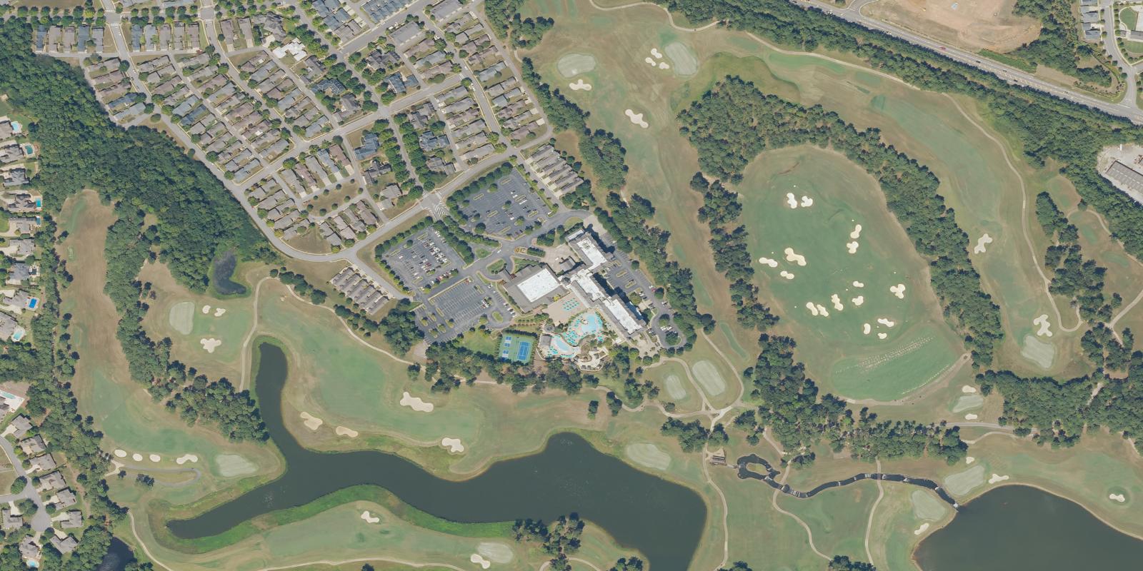 Satellite view of The Robert Trent Jones Golf Trail at Ross Bridge