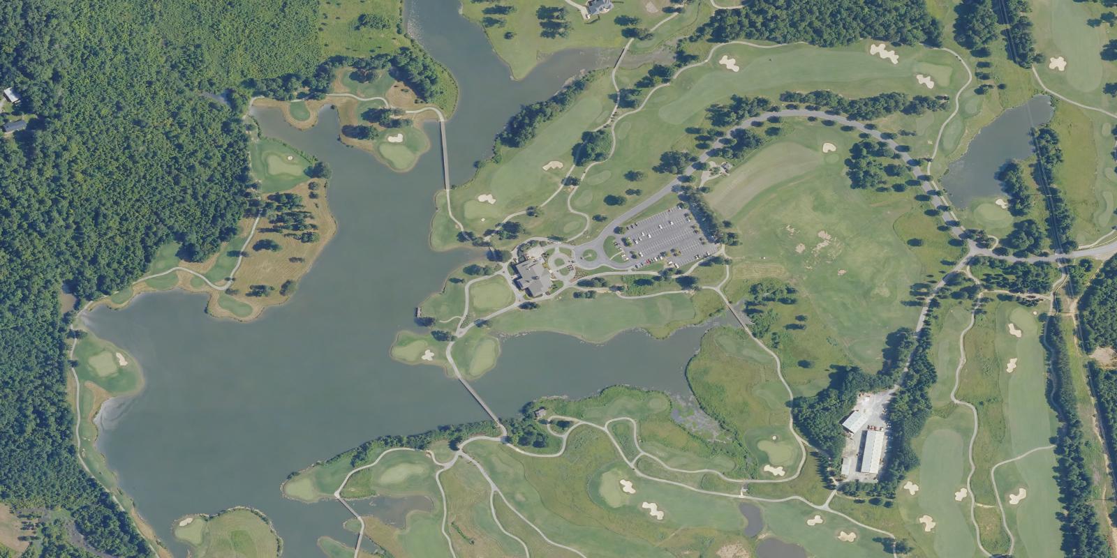 Satellite view of The Robert Trent Jones Golf Trail at Silver Lakes