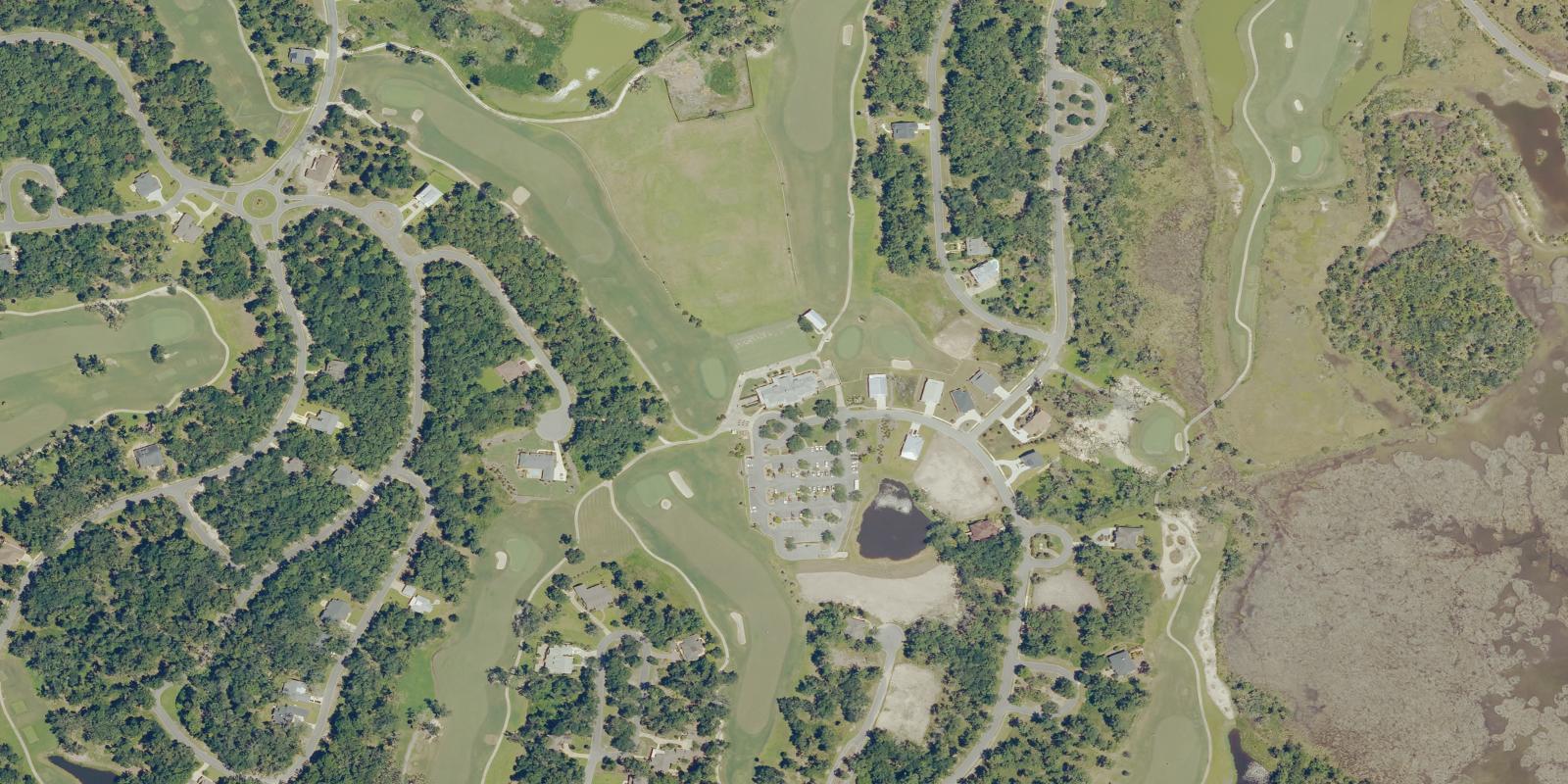 Satellite view of The Sanctuary Golf Course