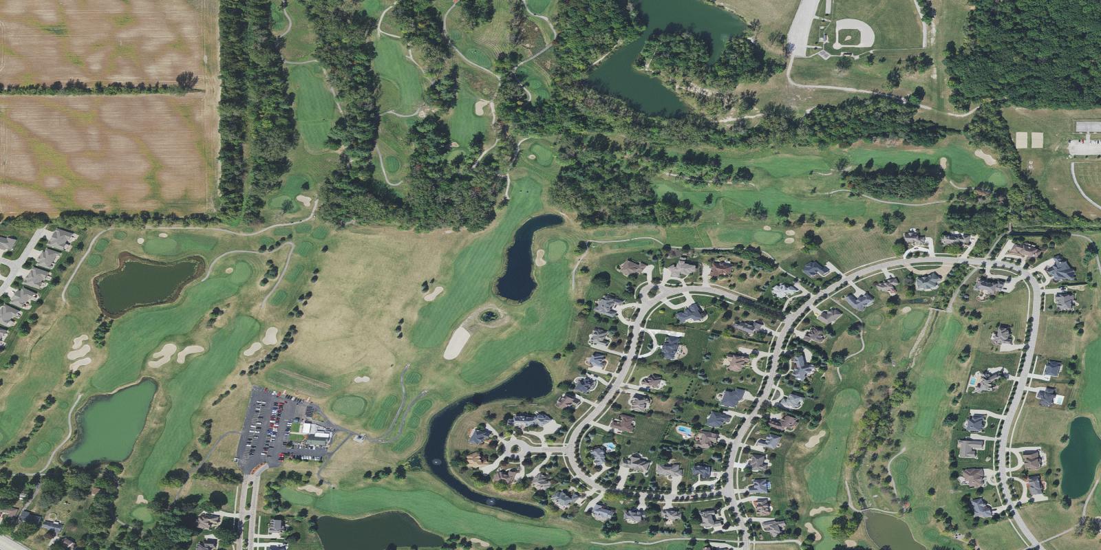 Satellite view of The Sawmill Golf Club
