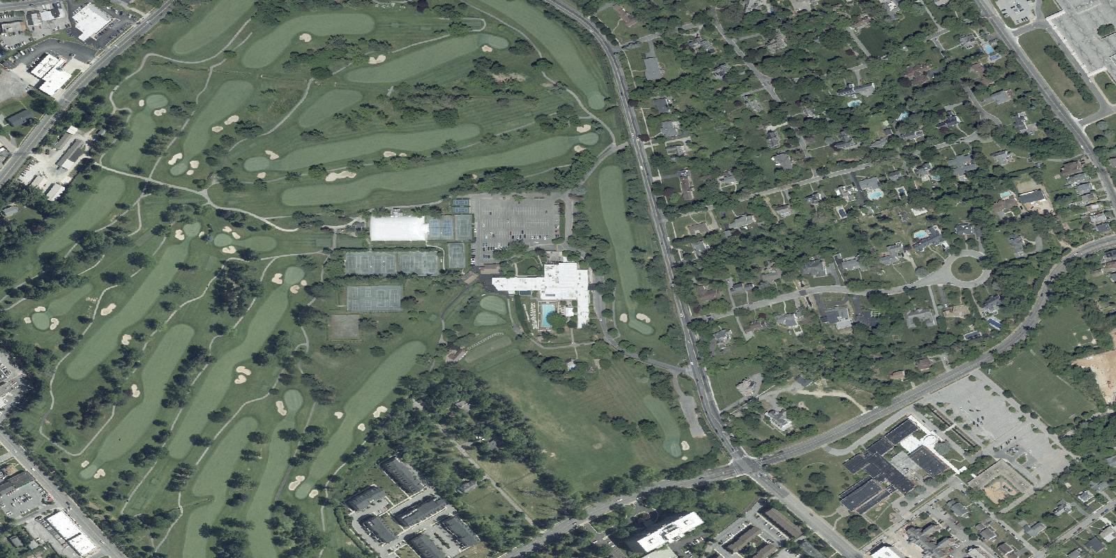 Satellite view of The Suburban Club of Baltimore County