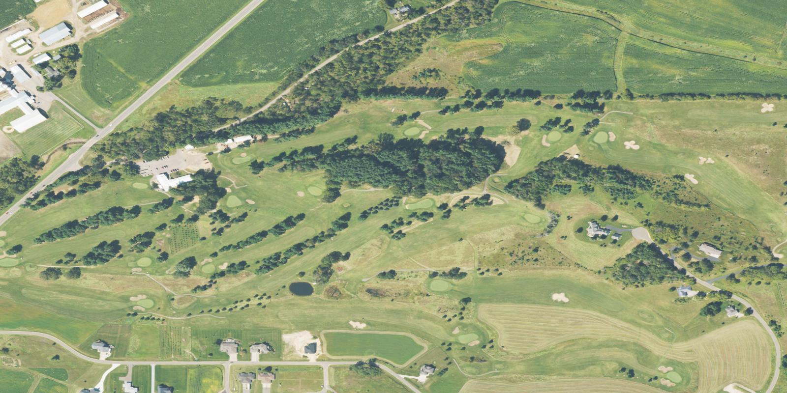Satellite view of The Valley Golf Course