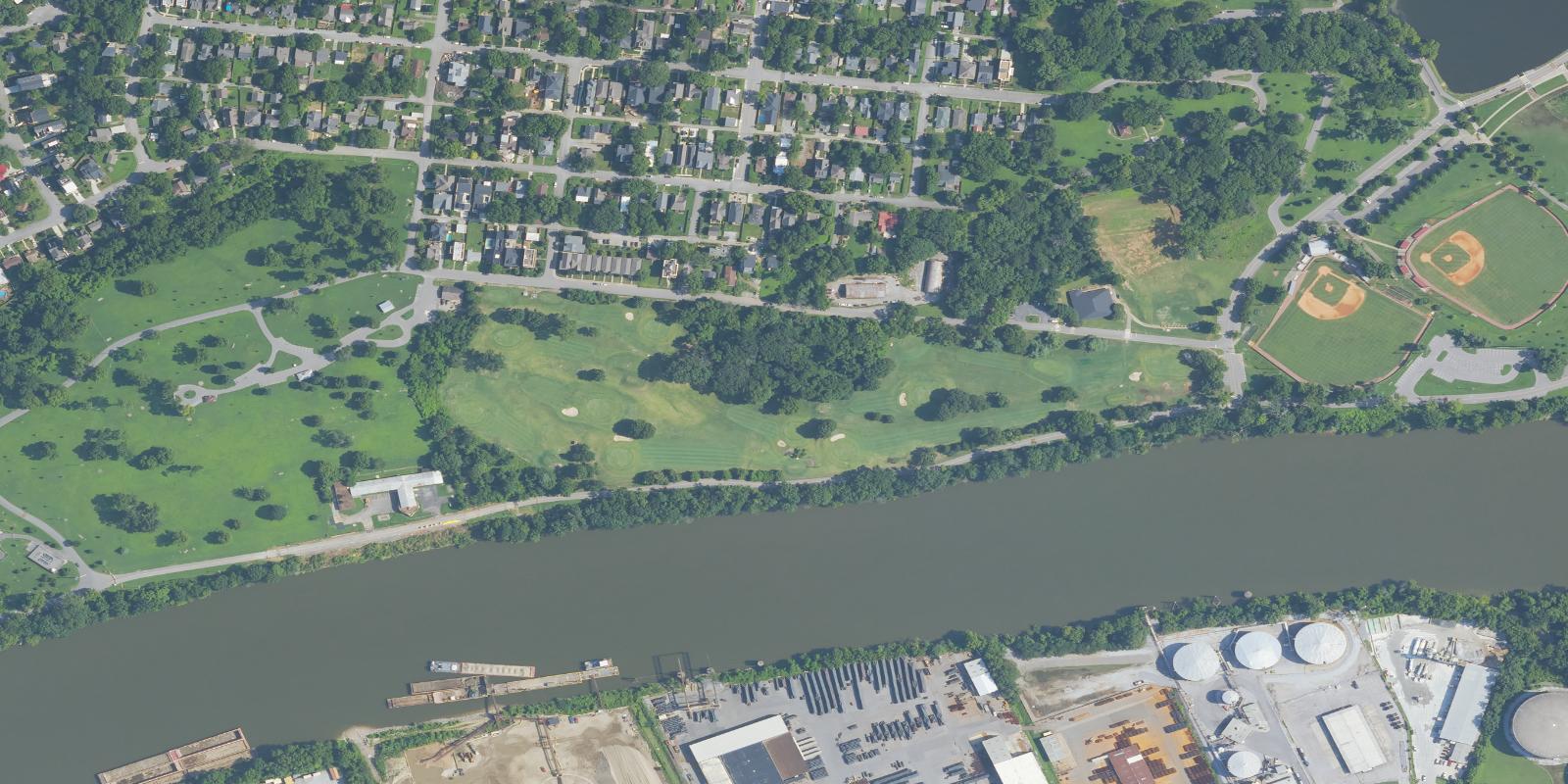Satellite view of The Vinny Links at Shelby Park