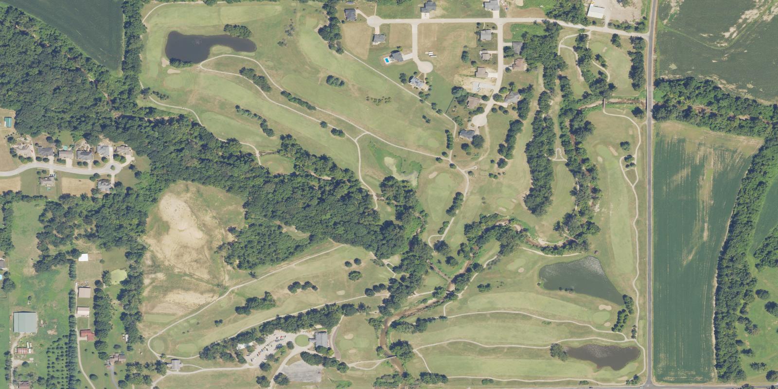 Satellite view of The Woodlands Golf Club