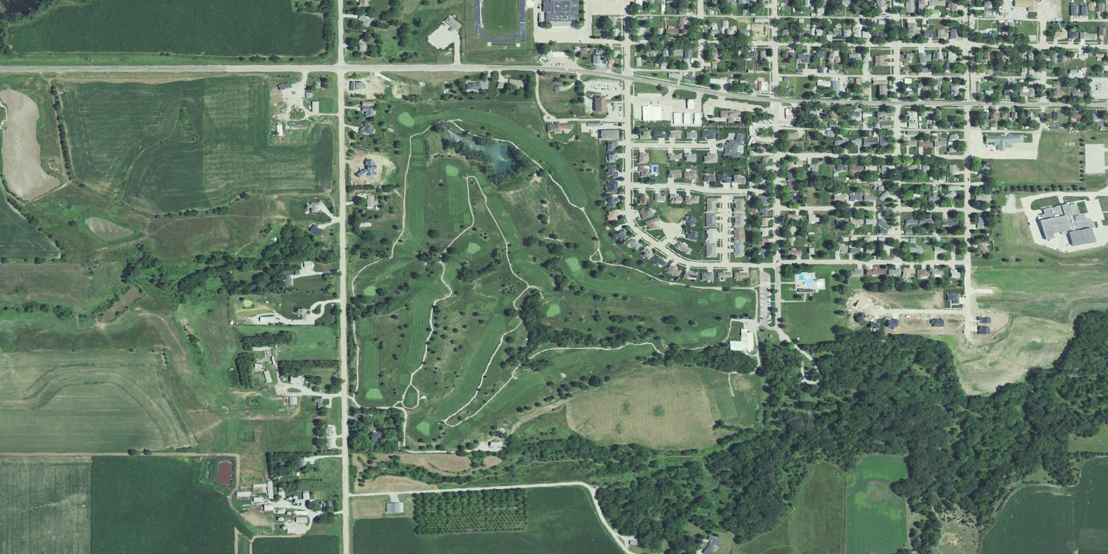 Satellite view of Thornridge Golf Course