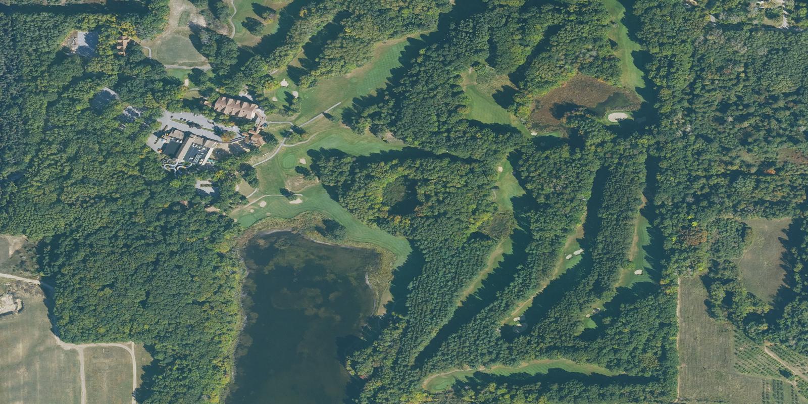 Satellite view of Thoroughbred Golf Club