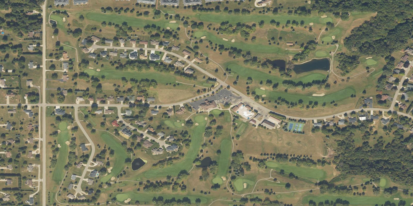 Satellite view of Thunder Hills Country Club