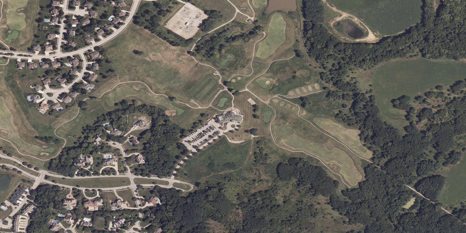 Satellite view of Tiffany Greens Golf Club